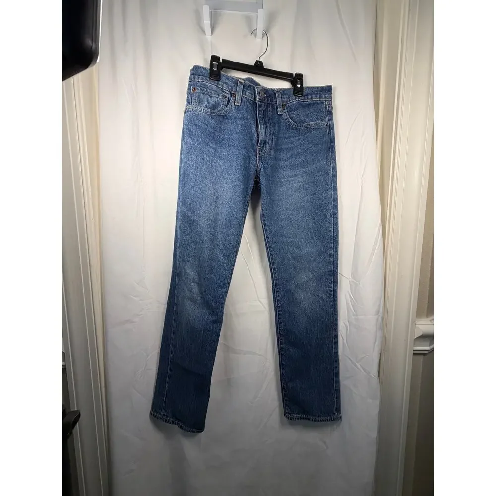 Levi’s Big E Red Tab Jeans 90s Relaxed Straight Leg Med Wash Denim USA 31 x 32‎
